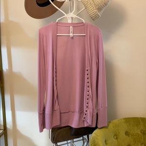 Purple Cardigan Large